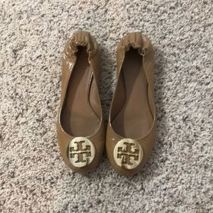 Tory Burch logo flats
